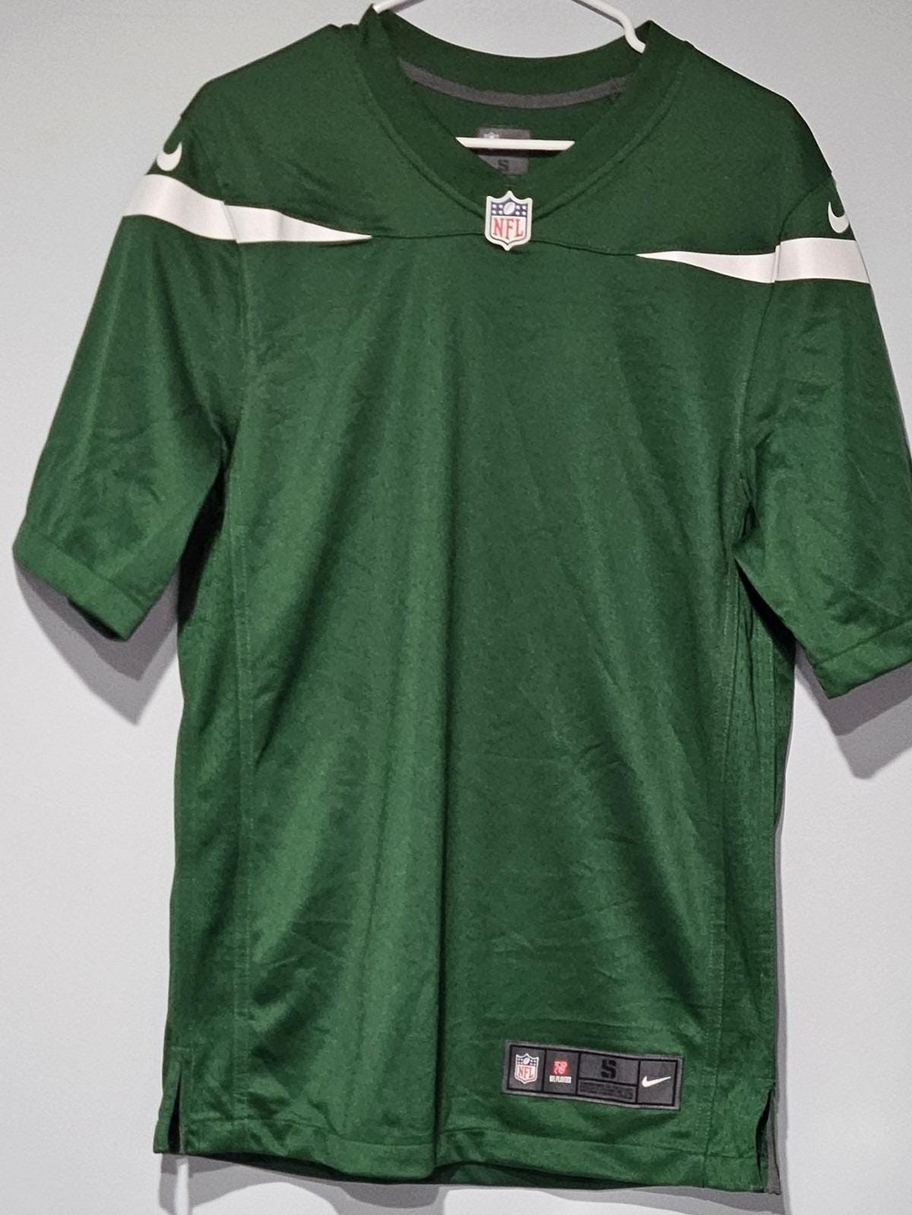 Nike Men’s Green NFL Performance Jersey with White Accents